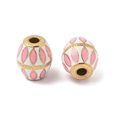 304 Stainless Steel Enamel Beads STAS-P380-81G-03-1