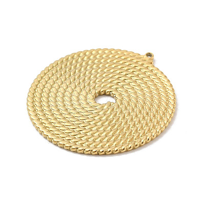 Manual Polishing 304 Stainless Steel Pendants STAS-P335-46G-1