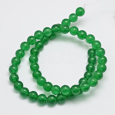 Natural & Dyed Malaysia Jade Bead Strands G-A146-14mm-A-1