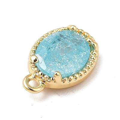 Glass Charms KK-M233-01G-A-1