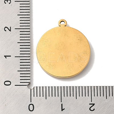 304 Stainless Steel Rhinestone Pendants LS-STAS-Q309-14G-1