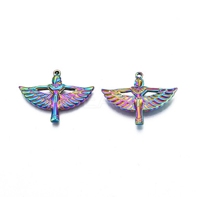 201 Stainless Steel Pendants STAS-N098-061-1