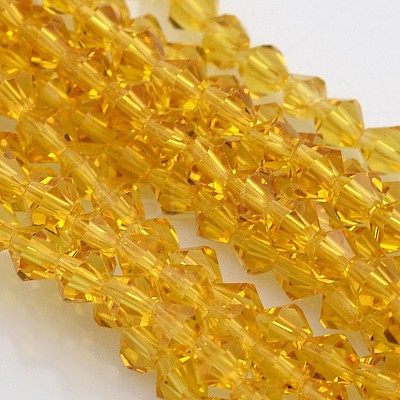 Bicone Glass Beads Strands LS-EGLA-P016-4mm-07-1