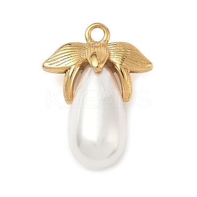 304 Stainless Steel Pendants STAS-L026-06G-01-1