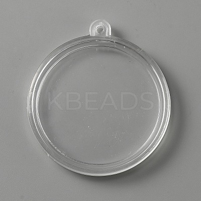 Transparent Acrylic Big Pendants FIND-WH0120-62-1