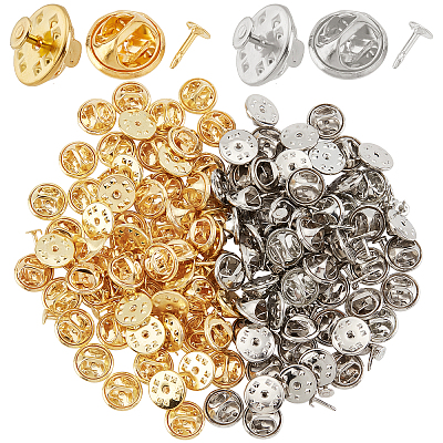 120Set 2 Colors Iron Lapel Pin Backs IFIN-SC0001-41-1