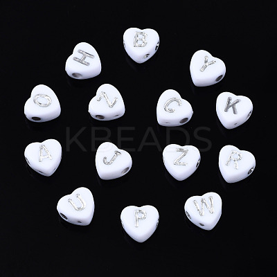 Opaque White Acrylic Beads MACR-Q242-006-1