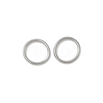 304 Stainless Steel Closed Jump Rings STAS-L300-001P-1