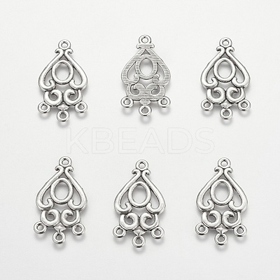 Alloy Teardrop Chandelier Component Links X-EA9733Y-1