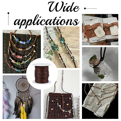 45~50m Cowhide Leather Cord WL-OC0001-05B-1