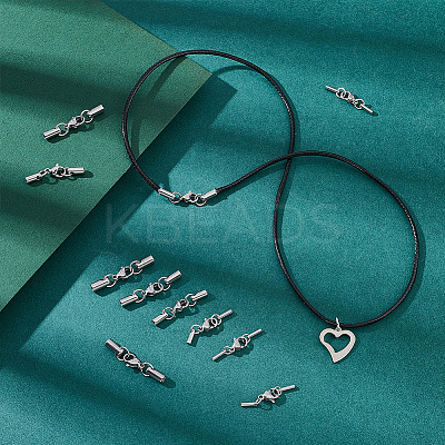 50 Sets 5 Styles 304 Stainless Steel Lobster Claw Clasps STAS-UN0042-01-1