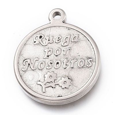 Non-Tarnish 304 Stainless Steel Pendants STAS-Z017-05P-1