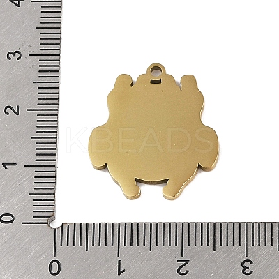 201 Stainless Steel Pendants STAS-C095-14G-1