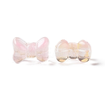 Transparent Spray Painted Glass Beads GLAA-I050-11M-1