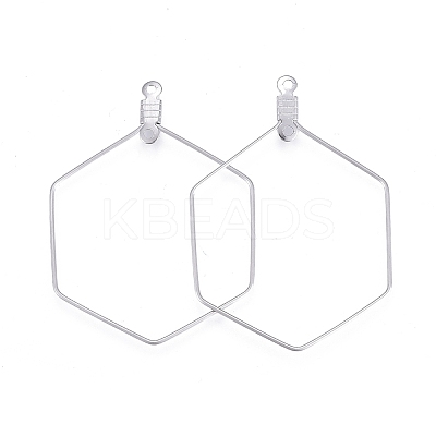 Tarnish Resistant 304 Stainless Steel Wire Pendants LS-STAS-L238-075P-1