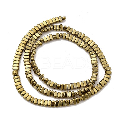 Electroplated Synthetic Non-magnetic Hematite Beads Strands G-H327-F01-01-1