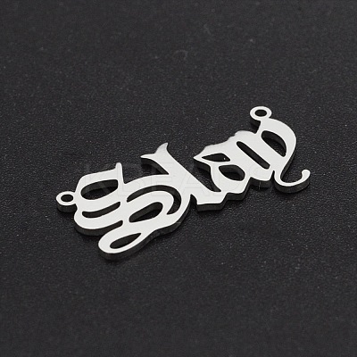 Non-Tarnish 201 Stainless Steel Links STAS-R111-JA645-1-1
