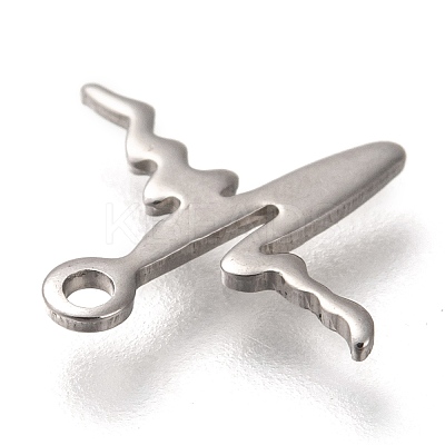 Non-Tarnish 304 Stainless Steel Pendants LS-STAS-P266-09P-1