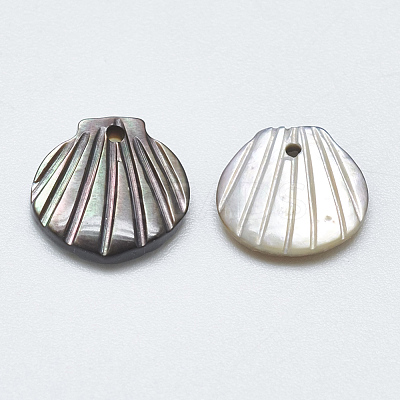 Black Lip Shell Charms X-SSHEL-S260-097A-1