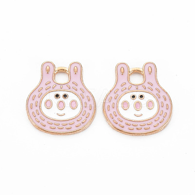 Alloy Enamel Pendants ENAM-N054-67A-NR-1