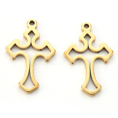 PVD Vacuum Plating 304 Stainless Steel Pendants STAS-N092-39G-1