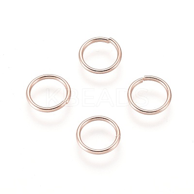 304 Stainless Steel Open Jump Rings X-STAS-O098-01RG-19-1
