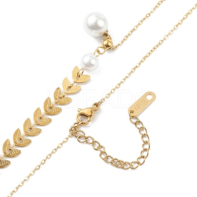 304 Stainless Steel Pendant Necklaces NJEW-K118-30G-1