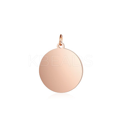 Ion Plating(IP) 304 Stainless Steel Pendants STAS-I311-33D-RG-1
