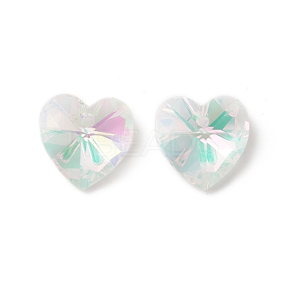 Faceted Glass Charms RGLA-L026-B12-1