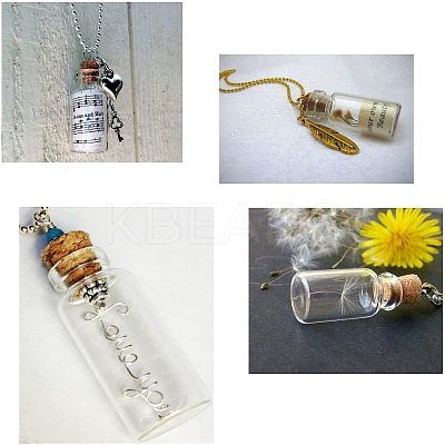 Glass Jar Glass Bottles AJEW-PH0015-02-1