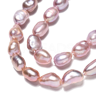 Natural Cultured Freshwater Pearl Beads Strands PEAR-N014-05F-1