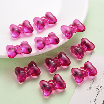 Transparent Acrylic Pendants TACR-T024-02BB-906-1