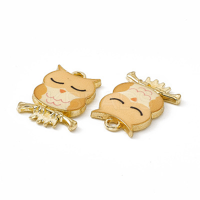 Painted Alloy Pendants LS-PALLOY-P288-01G-03-1