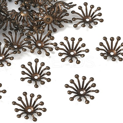 Brass Bead Caps LS-OHAR-PW0003-121E-1