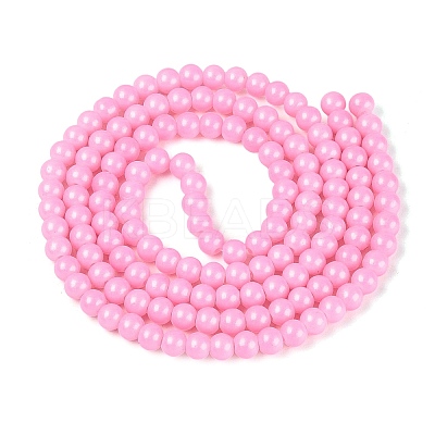 Baking Paint Glass Pearl Beads Strands DGLA-ZX001-05B-10-1