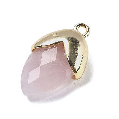Natural Rose Quartz Pendants G-U019-03A-06-1