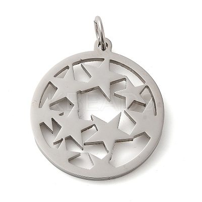 Non-Tarnish 304 Stainless Steel Pendants STAS-C086-05L-P-1