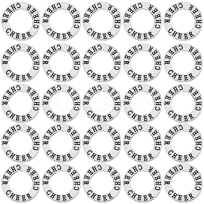 30Pcs Tibetan Style Alloy Linking Rings FIND-SC0009-20-1