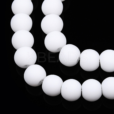 Opaque Glass Beads Strands LS-GLAA-T032-P4mm-MD02-1
