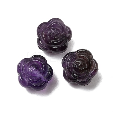 Natural Amethyst Carved Beads G-L636-C04-01-1
