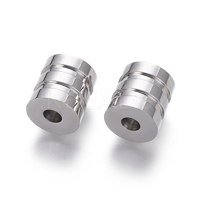 Tarnish Resistant 304 Stainless Steel Groove Beads LS-STAS-I126-05P-1