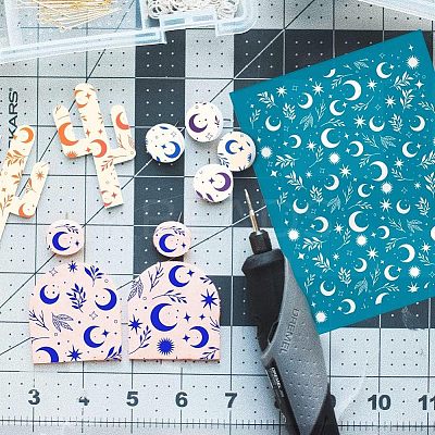 Silk Screen Printing Stencil DIY-WH0341-191-1