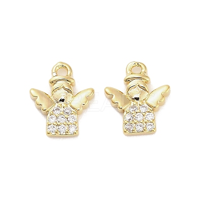 10Pcs Brass Charms KK-V006-05G-02-1