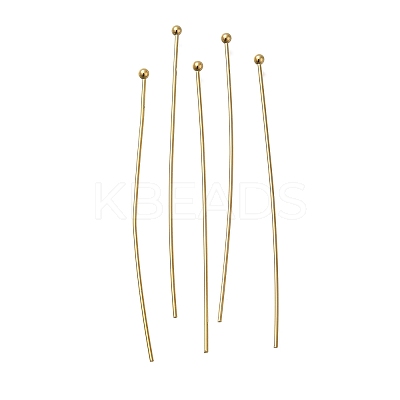 Brass Ball Head Pins KK-H502-03G-G-1