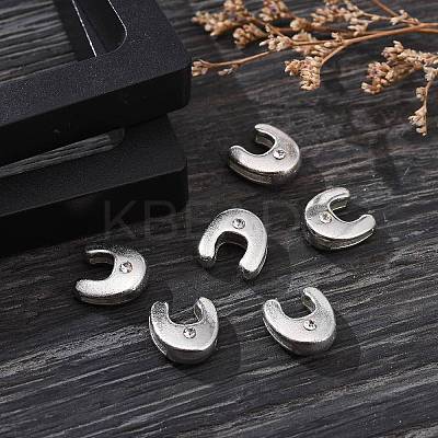 Letter Slider Beads for Watch Band Bracelet Making ALRI-O012-U-NR-1