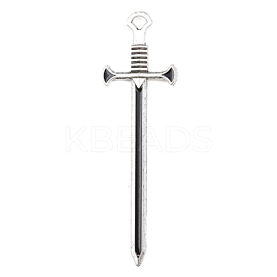 Tibetan Style Alloy Big Pendants AL-CBAC014-01AS-03-1