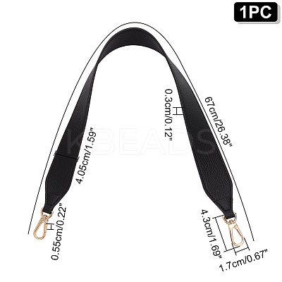 Composite Cowhide Bag Handles PURS-WH0005-12KCG-1