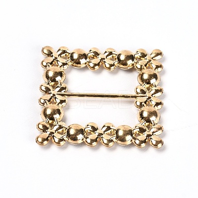 Square Alloy Buckles JEWB-WH0014-10A-1