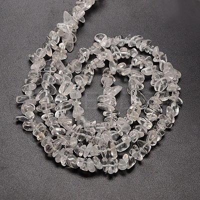 Natural Quartz Crystal Beads Strands G-P035-16-1