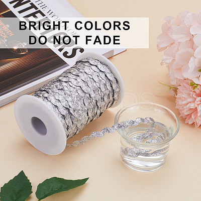 2 trands Polyester Wave Bending Fringe Trim OCOR-GF0003-02H-1